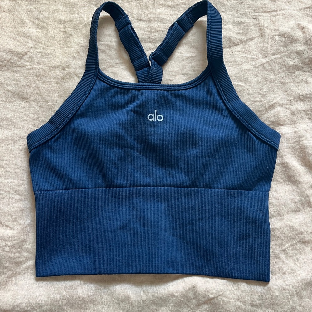 Alo Seamless Ribbed Favorite Bra Tank
